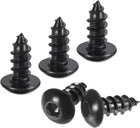 Hex Socket Self Tapping Screws, M4 x 10mm Carbon Steel Wood Screw 100pcs
