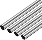 304 Stainless Steel Round Tubing 8mm OD 0.4mm Wall Thickness 250mm Length Seamless Straight Pipe Tube 4 Pcs