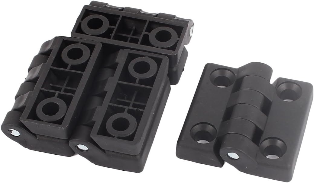 LinkMejor 4 piezas de plástico para reemplazar las bisagras plegables de las puertas de casa, de 48 mm x 48 mm.