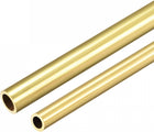 Brass Round Tube 300mm Length 6mm/8mm OD 1mm Wall Thickness Tubing Pack of 2