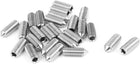 M6x16mm Stainless Steel Cone Point Hexagon Socket Grub Screws 25pcs