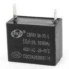 Cbb61 5Uf AC 450V 2-Terminal Rectangle Motor Capacitor 50/60Hz