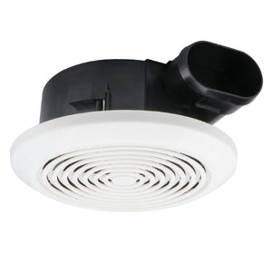 LinkMejor V2270-50 Ventilador de Exaustão de Banheiro Atualizado, 60 CFM, 1 Sone, 120V, Ventilador de Exaustão de Teto e Parede para RV, Casa Móvel, Lavanderia, Cozinha, Armário, Cabideira, Cabideira, Cabideira, Cabideira, Cabideira, Cabideira, C