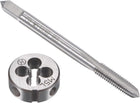 M5 x 0.8mm Metric Left Hand Tap and Die Set, Machine Thread Screw Tap with Round Threading Die, Tap & Die Kit for Nut Screw Bolt Thread Repair