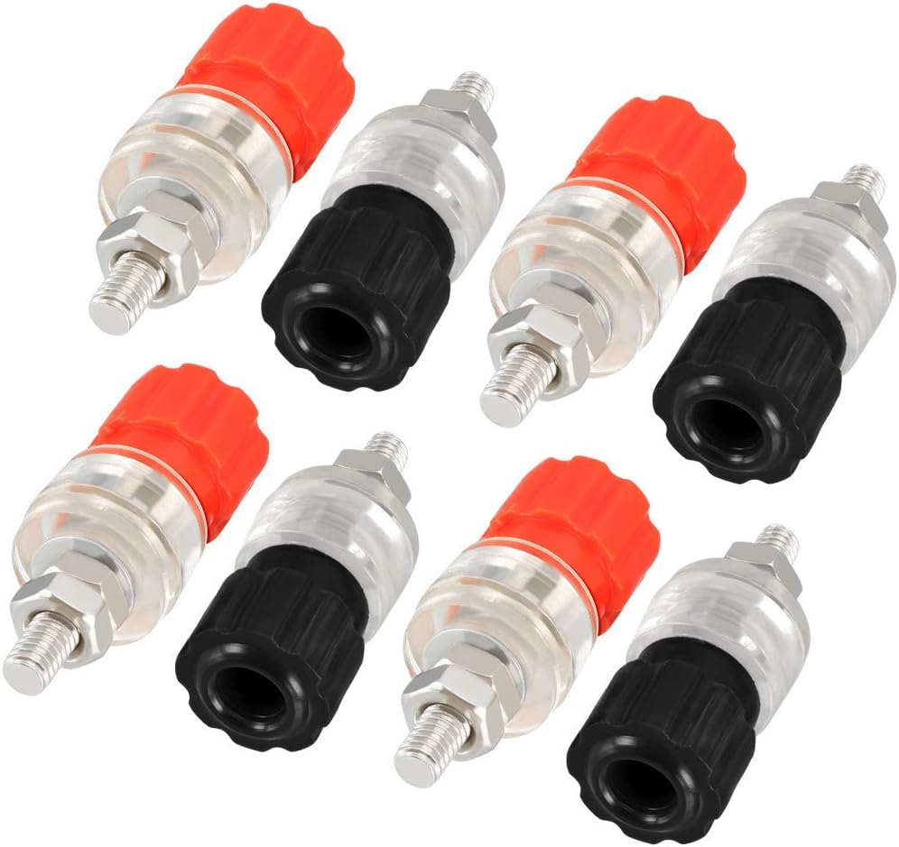 8 Pcs Video Speaker Terminal Connector Binding Post 4mm