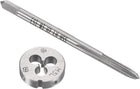 M3 x 0.5mm Metric Left Hand Tap and Die Set, Machine Thread Screw Tap with Round Threading Die, Tap & Die Kit for Nut Screw Bolt Thread Repair