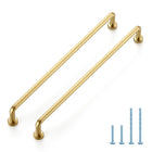 LinkMejor Brushed Gold Cabinet Pulls Cabinet Handles, 8-3/4 Inch, 2 Pack