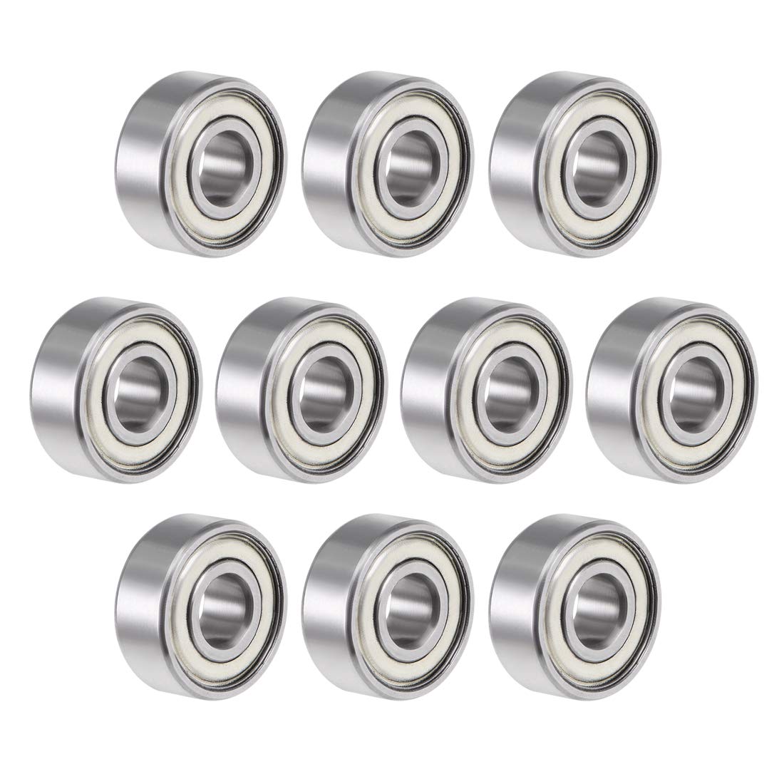 R3ZZ Deep Groove Ball Bearing 3/16"x1/2"x10/51" Double Shielded ABEC-3 Bearings 10-Pack
