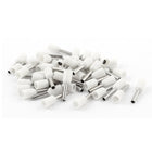 Wire Copper Insulated Ferrule Pin Cord End Terminals AWG16, 50 Piece, White