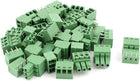 20 Pair 3 Pins 3.81mm Pitch Male Female PCB Screw Terminal Block