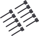 M4 x 45mm Thumb Screw Bolt Hand Driven Spade Nylon Plastic Screws Metric Thread for RC Model Aircraft 10 Pcs