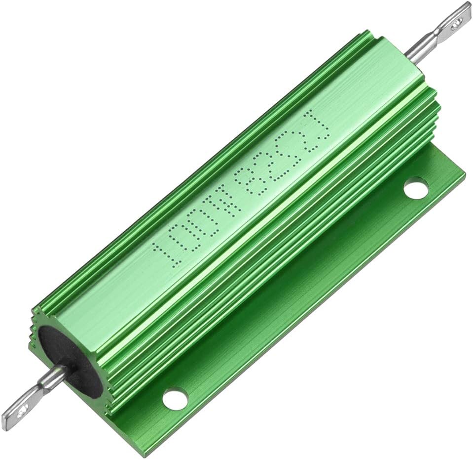 Aluminum Case Resistor 100W 82 Ohm Wirewound Green for LED Replacement Converter