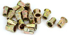 20 Pcs Carbon Steel Half Hex Body Blind Rivet Nuts M10x21mm