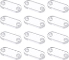 12 Set Acrylic Corner Bracket, Corner Connector,22x10x3mm Joint Hanger Brace Brackets Transparent for DIY Display Box