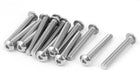 M5 x 35mm Stainless Steel Button Head Socket Cap Screw 15 Pcs