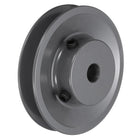 AK35-1/2 V-Belt Sheave 1/2"Bore 3.55"OD Single Groove Web Sheave Bored-to-Size Sheave, Cast Iron, Belt Section for 4L or A Belt
