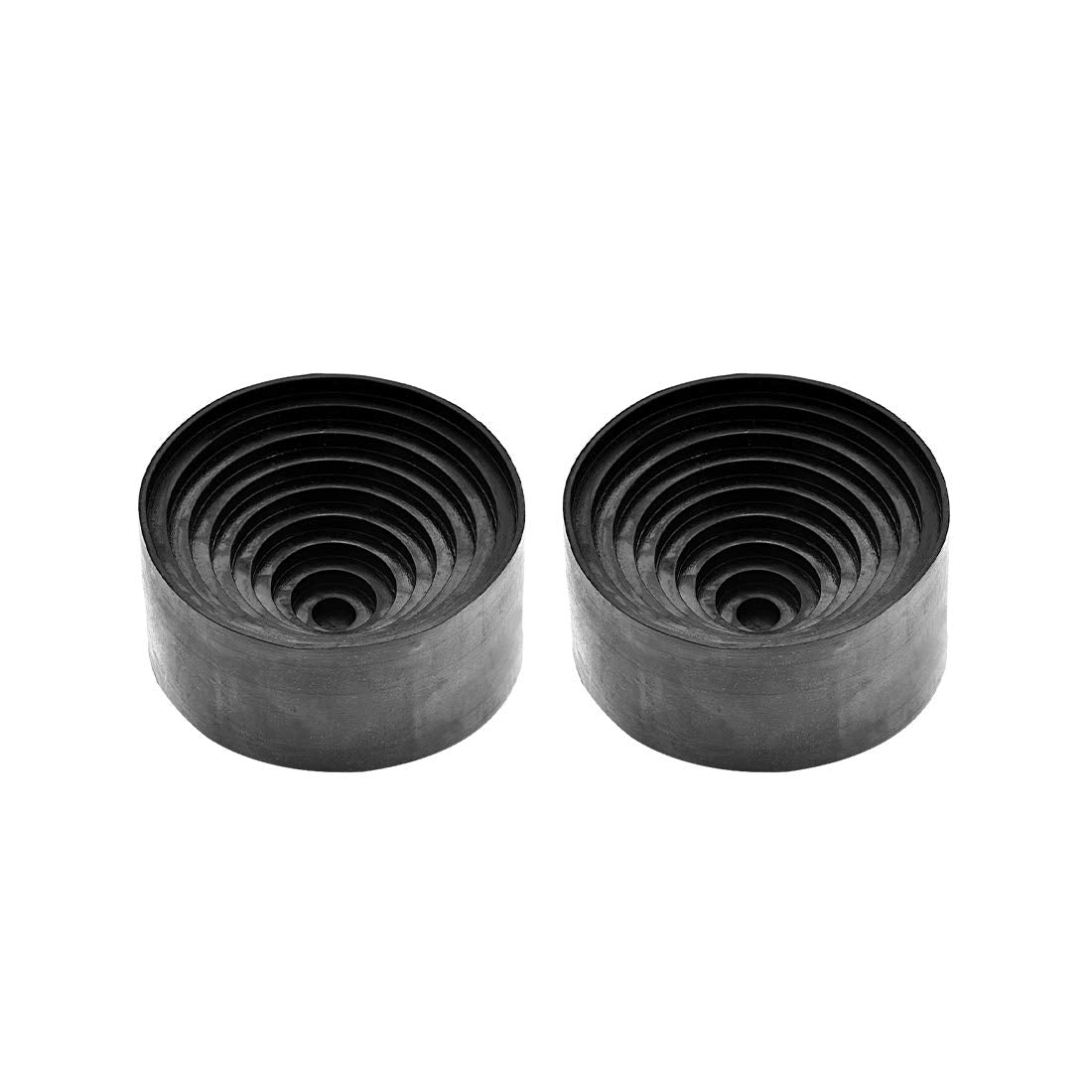 Lab Flask Support Rubber Stand 90mm Diameter Round Bottom Holder for 50ml-1000ml Flasks Black 2Pcs