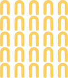 25Pcs Horseshoe Tile Spacers, 3/16 Inch U Shape Tile Shims, Plastic Shims for Leveling System, Ceramic Floor Wall Installation, Level Windows, Toilet, Yellow