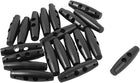 LinkMejor Plastic 2 Holes Scrapbooking Spring Stop Toggle Buttons Lock End 20pcs