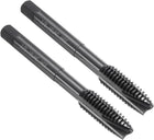 Spiral Point Thread Tap 3/8-16 UNC 2B, Nitride Coated Machine Screw Tap Tapping Bit Threading Repair Tool, M2 High-Speed Steel (HSS), 2pcs