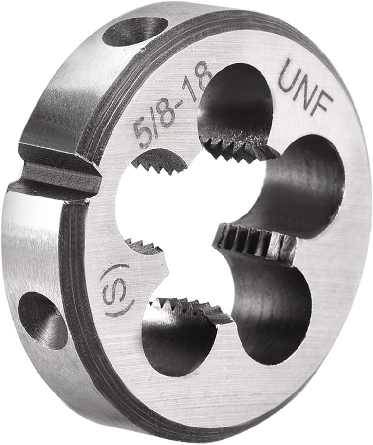 5/8-18 UNF Round Die, Machine Thread Right Hand Threading Die, Alloy Tool Steel Screw Thread Cutting Die