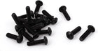 6#-32 x 1/2" UNC Alloy Steel Hex Socket Button Head Screws Black 20Pcs
