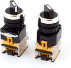 Ith 10A Ui 380V On/Off 4 Terminals DPST Rotary Switch 2pcs