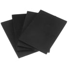 4pcs Adhesive Foam Padding Sheets 1/2" Thick x 8" Long x 12" Wide EVA Foam Sheet Self Stick Non-Slip Anti Vibration Pads, Anti-Skid Noise