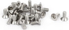 M4x10mm 304 Stainless Steel Flat Countersunk Head Torx Screws Silver Tone 30pcs