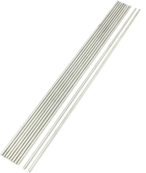 10 Pcs Stainless Steel 300x3mm Round Rod for RC Airplane