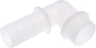 PVC Tube Fitting 90 Degree Elbow Adapter 25mm Barbed x G1 Male White for Aquariums, Water Tanks, Tubs, Pools
