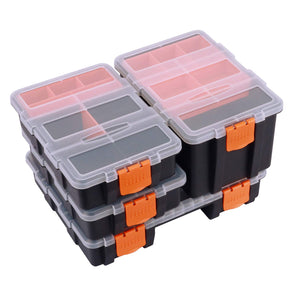 LinkMejor MP009 Organisateurs de Matériel & Pièces, Boîte à Outils Polyvalente et Durable, Ensemble de 4PCS