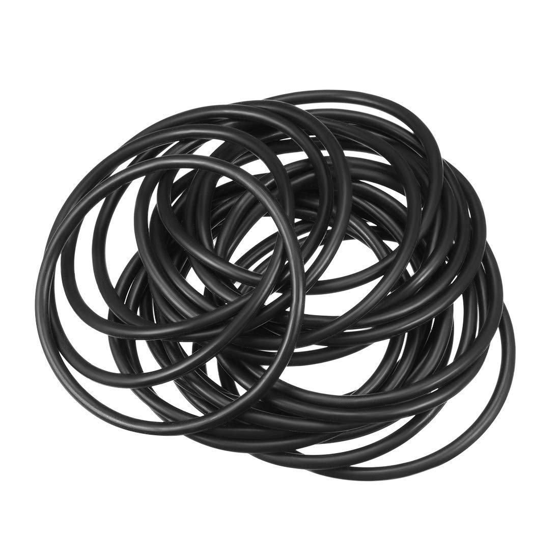 Nitrile Rubber O-Rings 63mm OD 56.8mm ID 3.1mm Width, Metric Sealing Gasket, Pack of 20