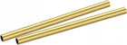 Brass Round Tube 6mm OD 0.5mm Wall Thickness 100mm Length Pipe Tubing 2 Pcs