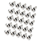 M6x12mm Furniture Bolts Hex Socket Screws Fastener Carbon Steel 25pcs