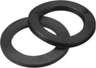 Dumbbell Washer, 25mm x 35mm x 3mm Flat Rubber Washers for Barbell Dumbbell, Black 10 Sets