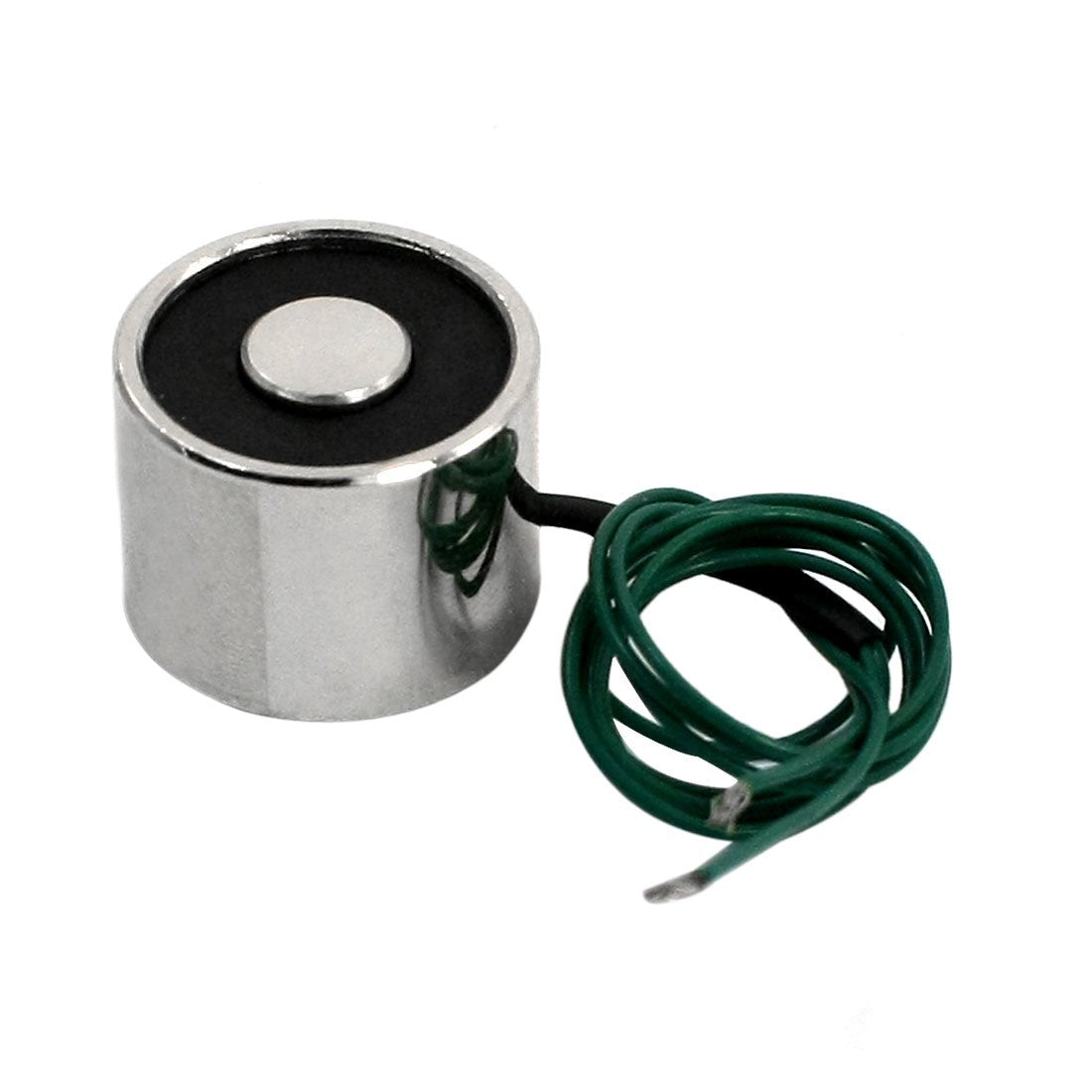 12V 0.24A 2.5Kg 3mm Thread Dia 24cm Two Wires Eelectric Lifting Magnet Electromagnet Solenoid 20x15mm Green Wire Leads