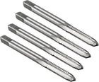 4pcs Metric Thread Taps M5 x 0.8 H2 High Speed Steel Straight Flutes Machine Screw Taps Threading Tapping Repair Tools