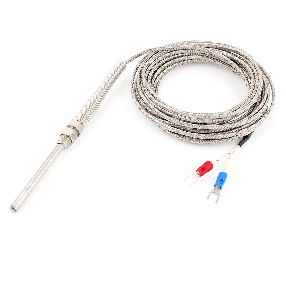 5cm K Type 0-600C Temperature Controller Thermocouple Sensor Probe 5M