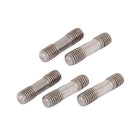 a15081000ux0298 M5x20mm 304 Stainless Steel Double End Threaded Stud Screw Bolt (Pack of 5)