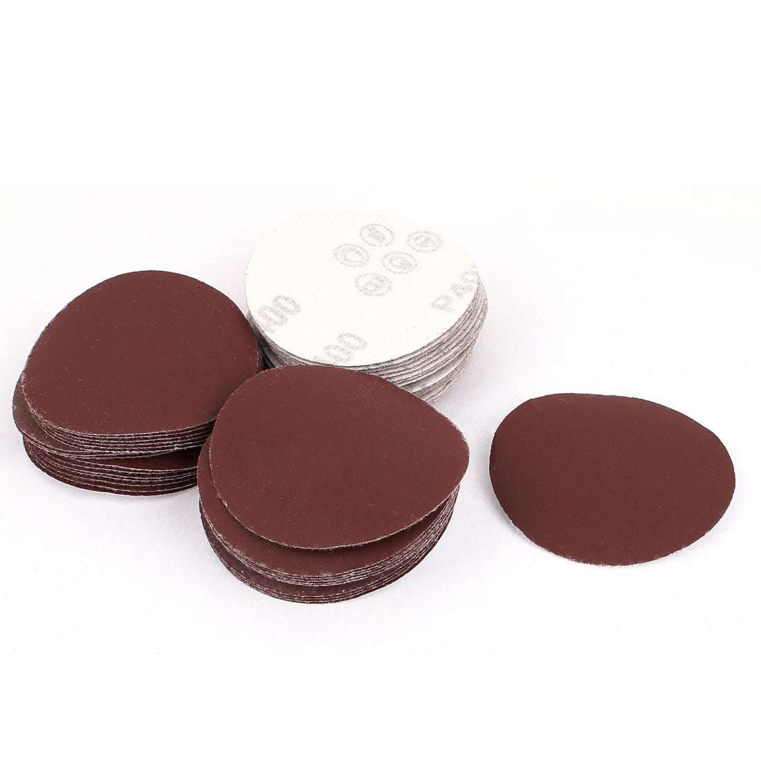 a16031000ux0895 3 Inch Dia 400 Grit Abrasive Sanding Paper Disc Flocking Sandpaper 50pcs (Pack of 50)