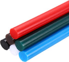 6pcs Full Size Hot Glue Sticks for Glue Gun 8-inch x 0.43-inch, 11 x 200mm 6 Colors Black, White, Bright Red, Coffee, Deep Green, Sky Blue