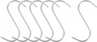 3.94" Meat Hooks, 0.12" Thick Stainless Steel Butcher S-Hook for Meat Processing, Chicken Fish Beef Hanging Drying Smoking 6Pcs
