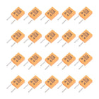 Ceramic Resonator Crystal Oscillator 455KHz 2 Pins DIP, Orange 20 Pieces