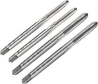 Metric Machine Taps M2.5 x 0.45mm & M3x 0.5mm H2 HSS Uncoated 3 Straight Flutes Thread Tapping DIY Tool 4pcs