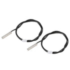 2pcs 100K B3950 Temperature Sensor Probe, Stainless Steel NTC Thermal Probe Cable 50cm
