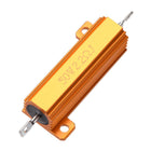 50W 2.2 Ohm 5% Aluminum Housing Resistor Screw Tap Chassis Mounted Aluminum Case Wirewound Resistor Load Resistors Gold Tone 1pcs