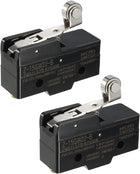 2PCS Z-15GW22-B 1NO + 1NC Hinge Roller Lever Micro Action Switches