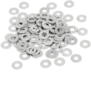 7mmxM3x0.5mm Metal Flat Fastener Washer Spacer for Motherboard 100pcs