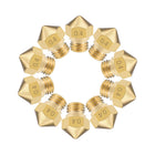 0.4mm 3D Printer Nozzle Head M7 Thread Replacement Brass 10pcs